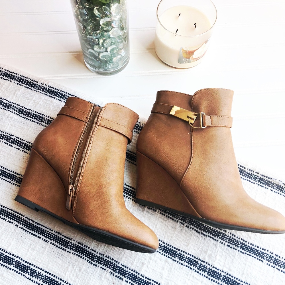 Tan Booties - New